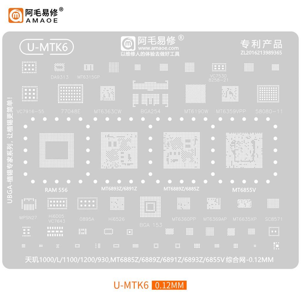 U-MTK6 RAM 556 / MT66932/68912 / MT6889Z/68852 / MT6855V